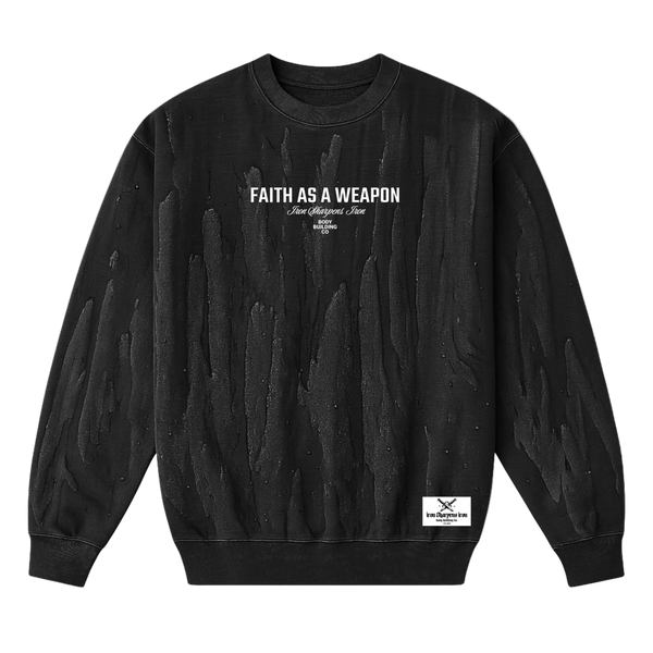 Faith As A Weapon Collectors Drip Dye Crewneck