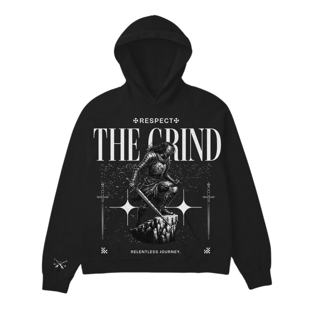 Respect The Grind Heavy Terry Hoodie