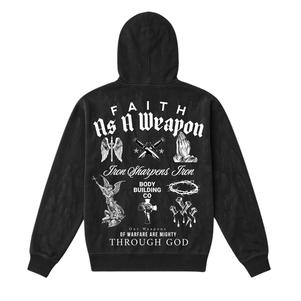 Faith As A Weapon Collectors Drip Dye Hoodie