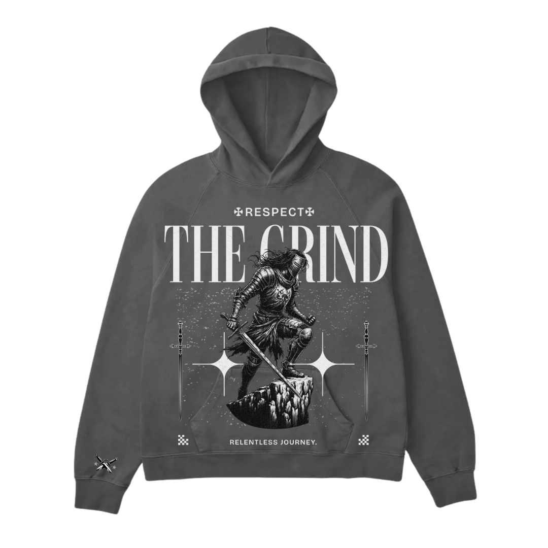 Respect The Grind Heavy Terry Hoodie