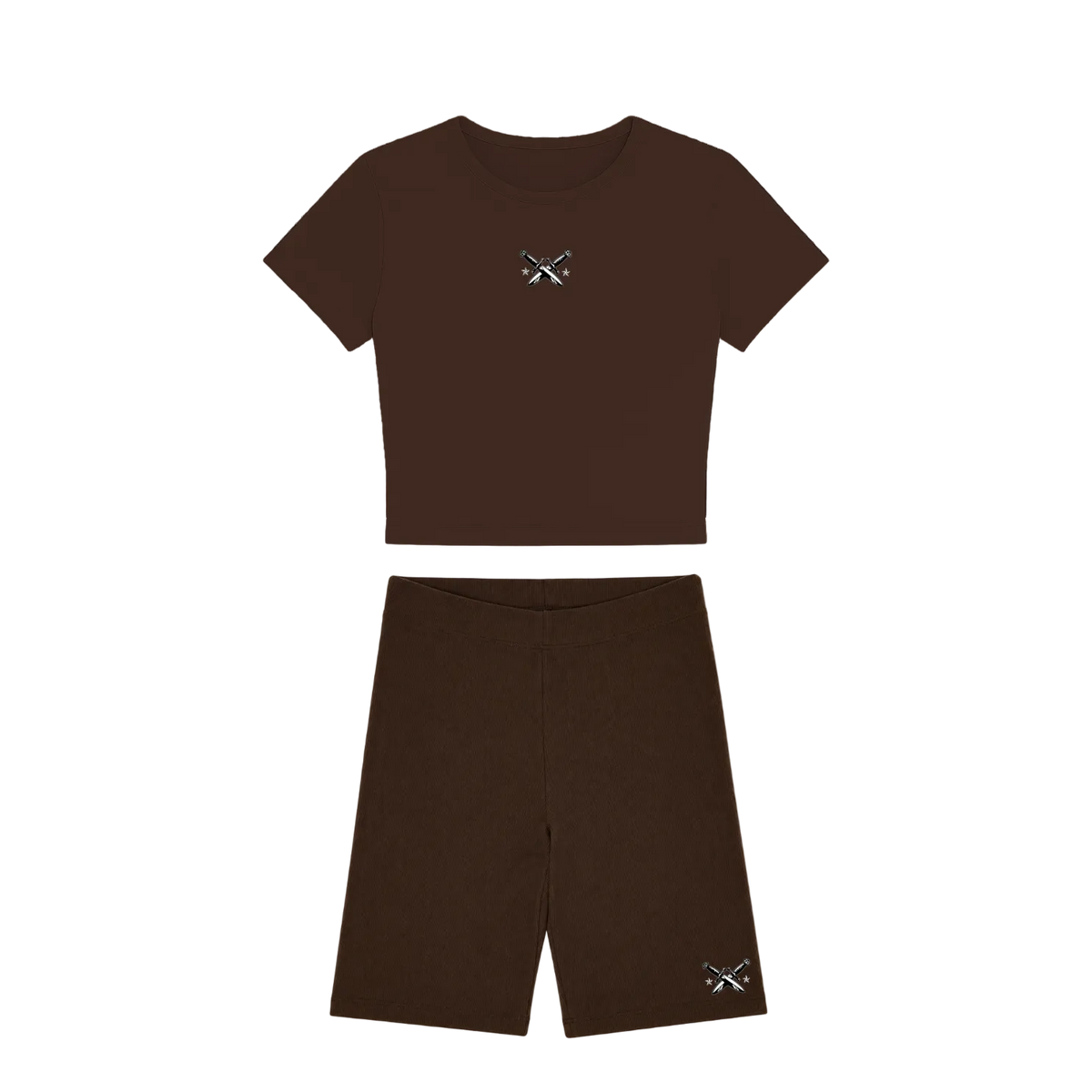 Women's Bodycon Biker Set