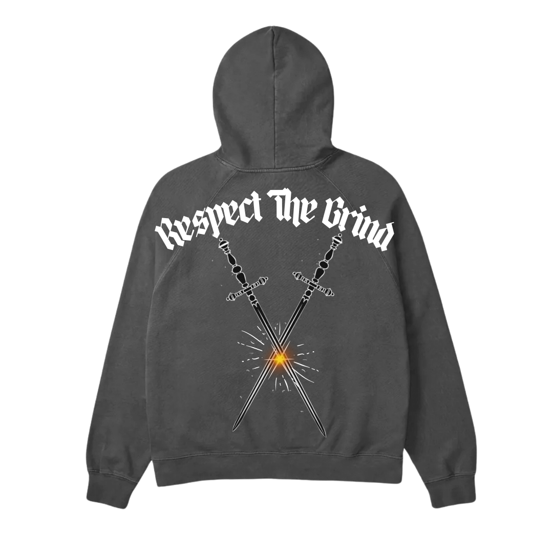 Respect The Grind Heavy Terry Hoodie