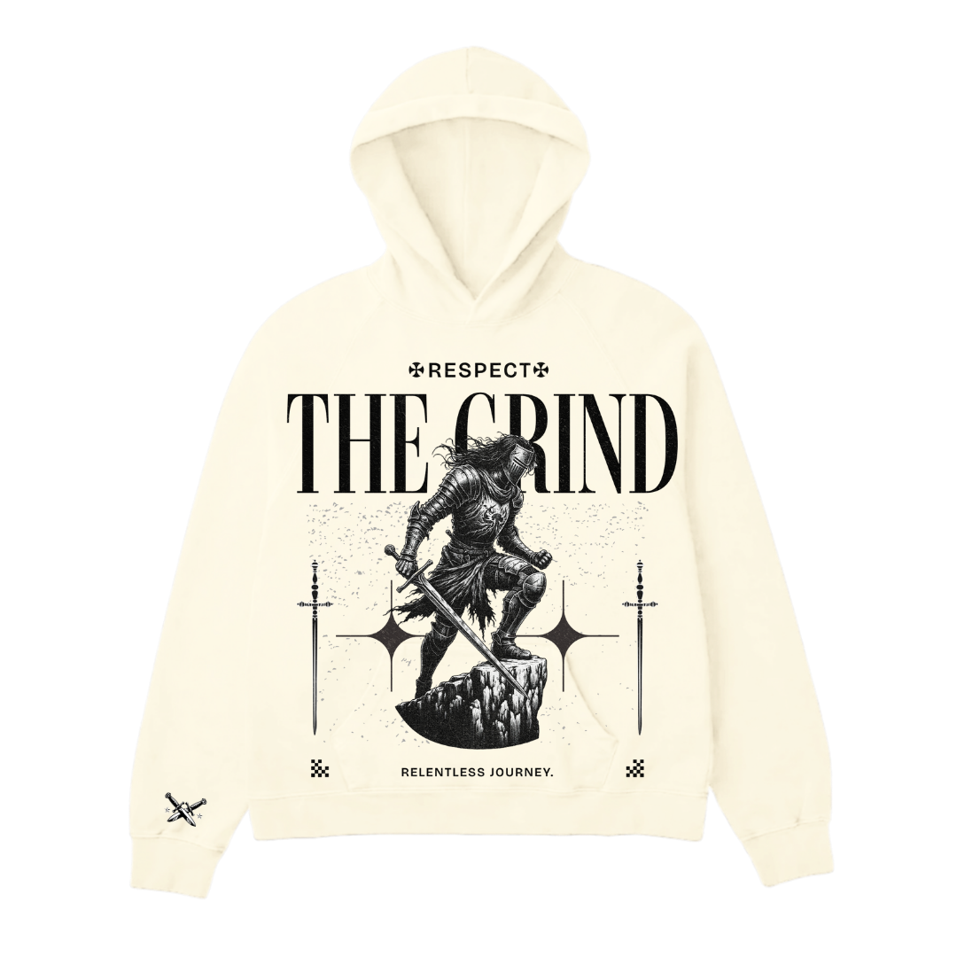 Respect The Grind Heavy Terry Hoodie