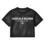 Faith As A Weapon Football Mesh Jersey