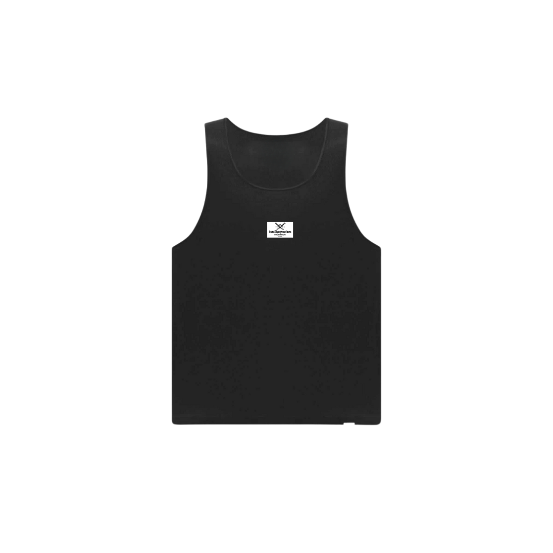 ISI Mens Ribbed Tank - Black