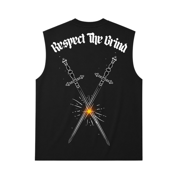 Respect The Grind Garment Dyed Sleeveless Tee