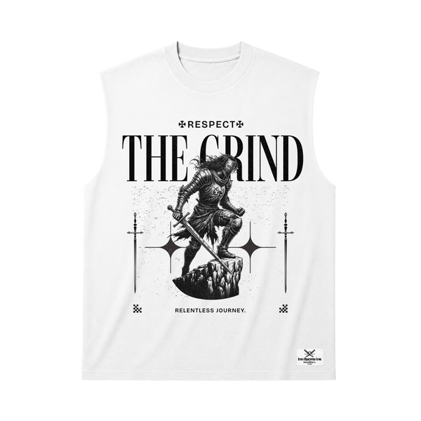 Respect The Grind Garment Dyed Sleeveless Tee