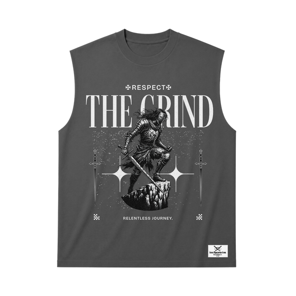 Respect The Grind Garment Dyed Sleeveless Tee