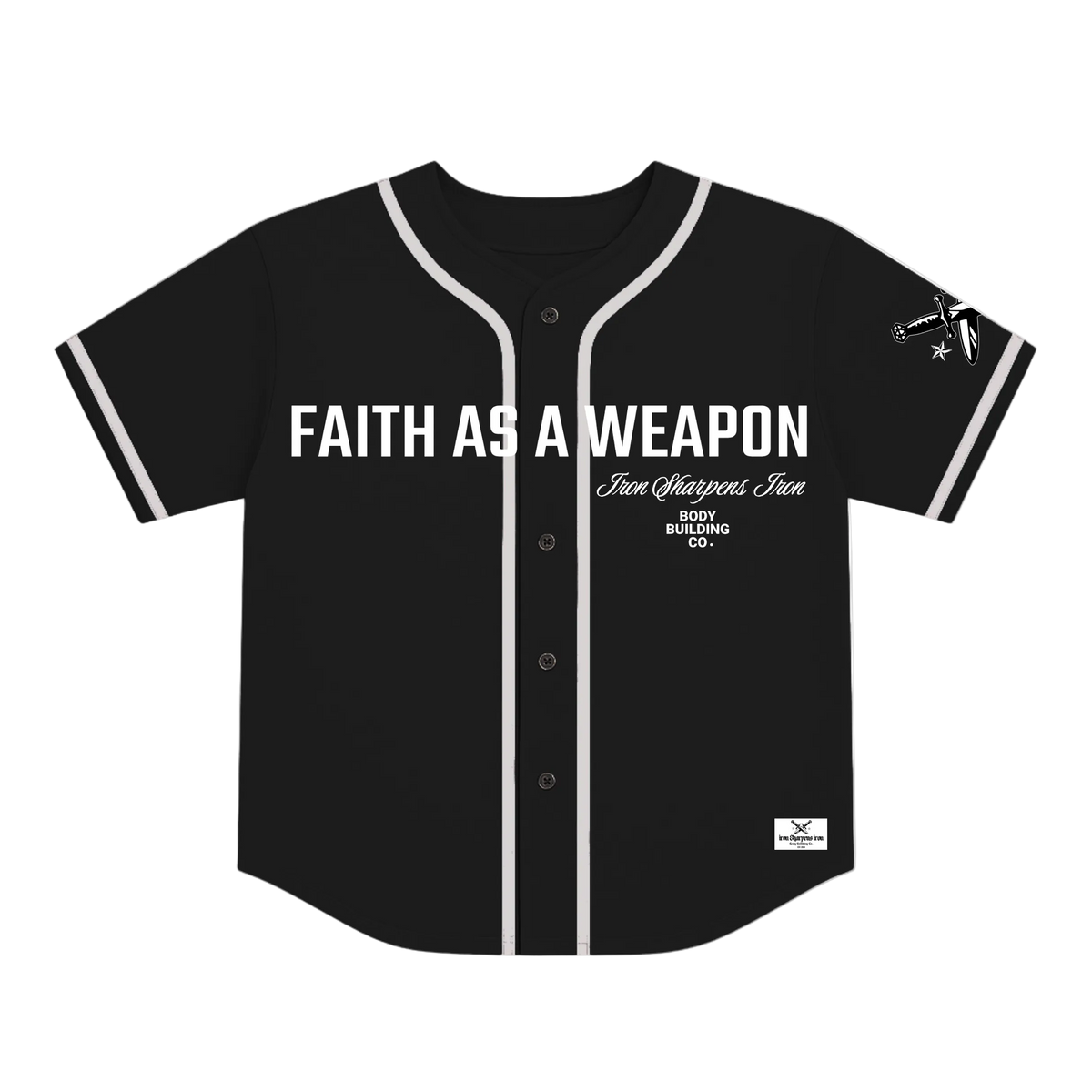 Faith As A Weapon Baseball Jersey