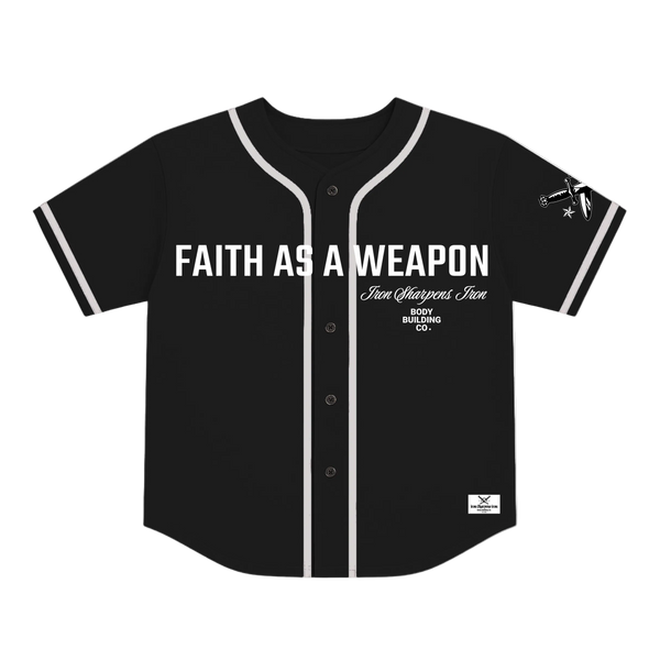Faith As A Weapon Baseball Jersey