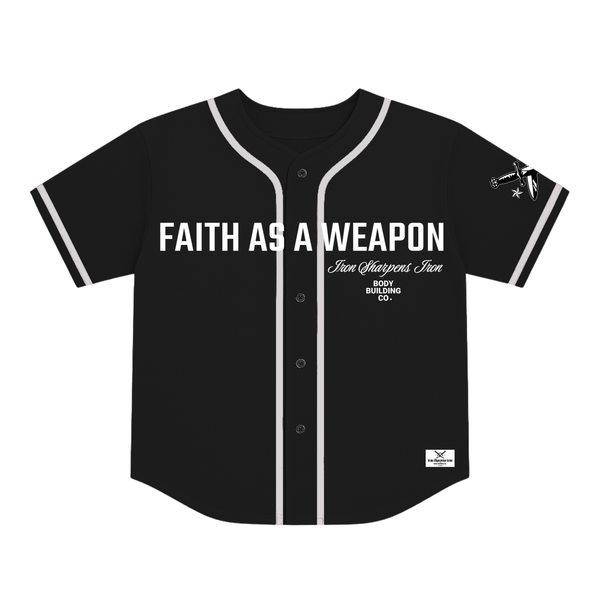Faith As A Weapon Baseball Jersey