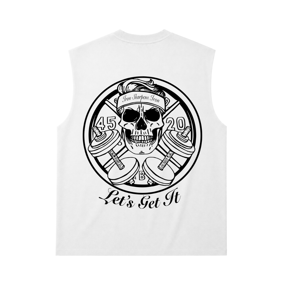 Let's Get It Garment Dyed Sleeveless Tee