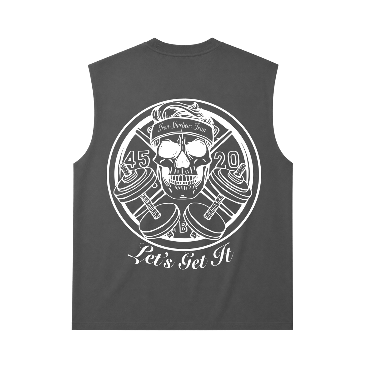 Let's Get It Garment Dyed Sleeveless Tee
