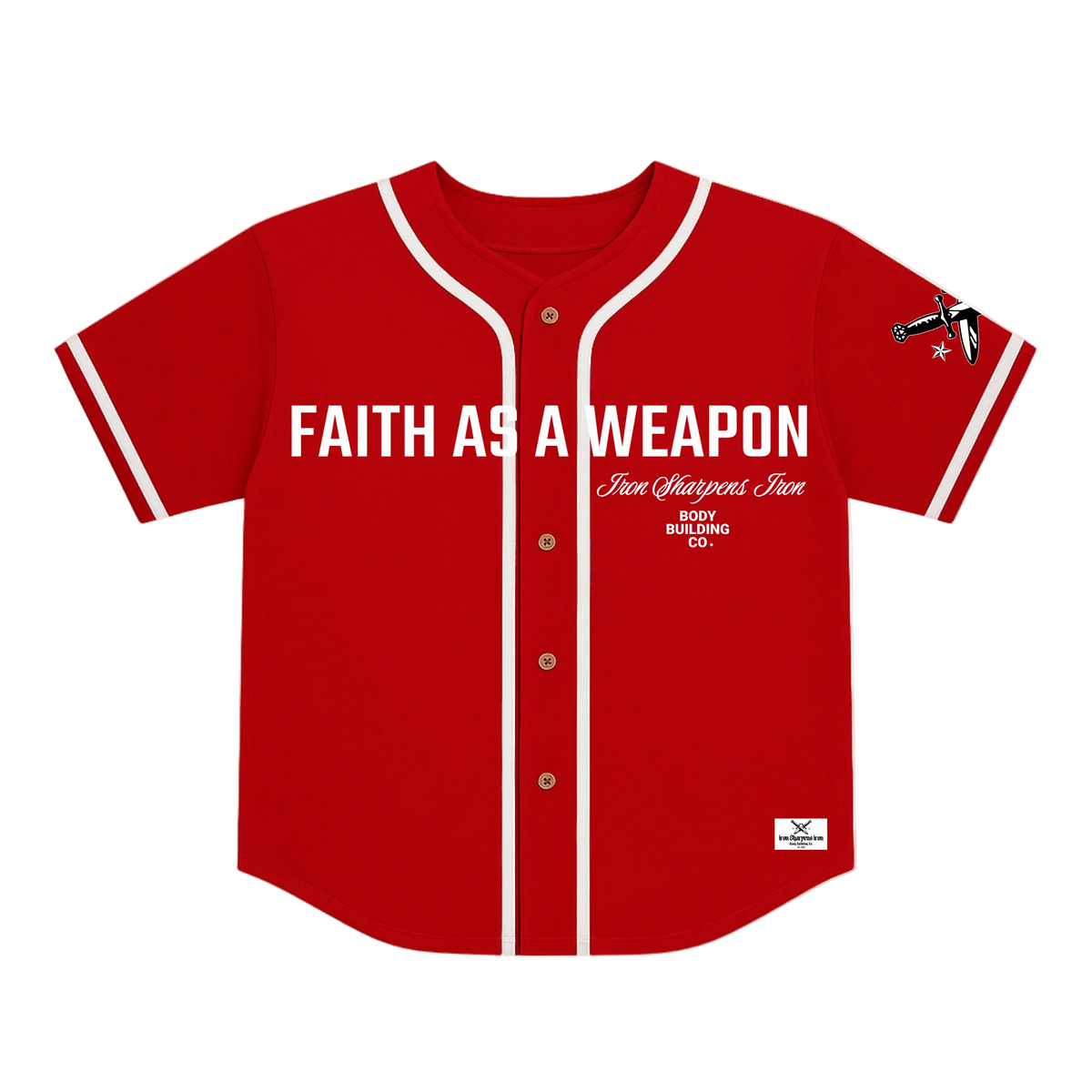 Faith As A Weapon Baseball Jersey
