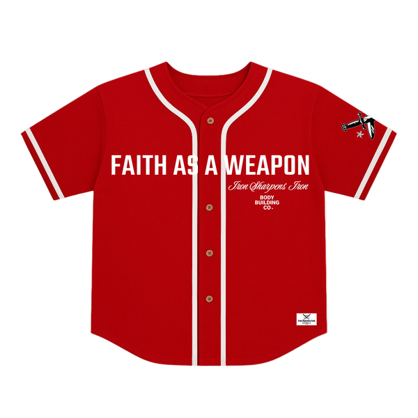 Faith As A Weapon Baseball Jersey