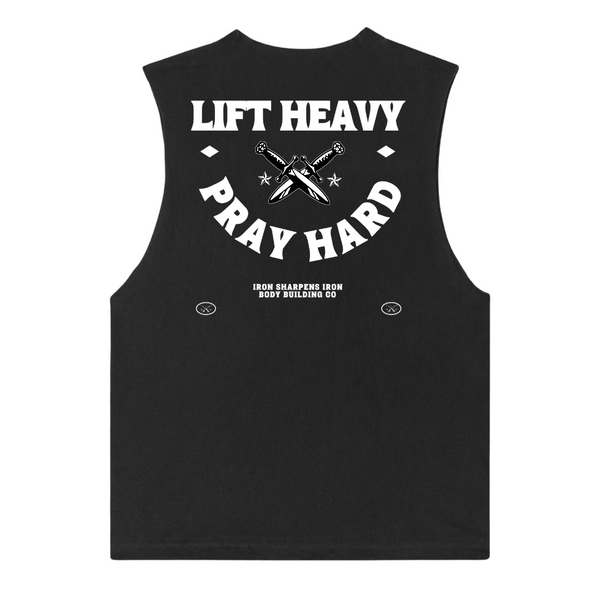 Lift Heavy Pray Hard Lightweight Cut Off