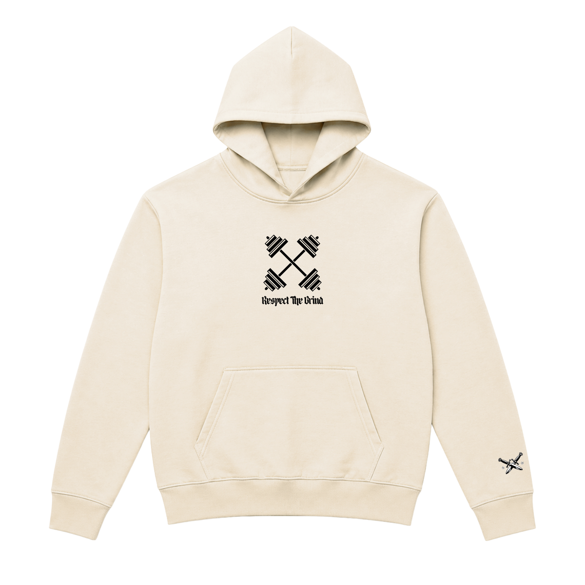 Respect The Grind Heavy French Terry Hoodie