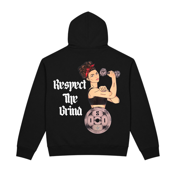Respect The Grind Heavy French Terry Hoodie