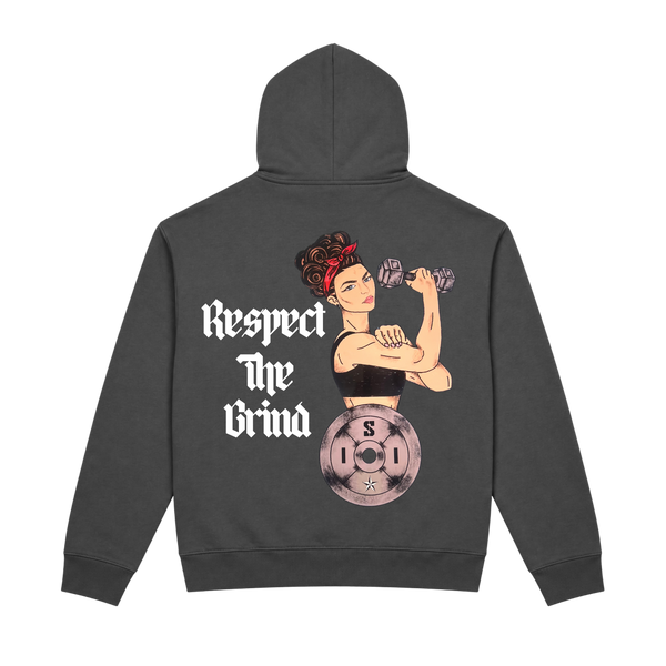 Respect The Grind Heavy French Terry Hoodie