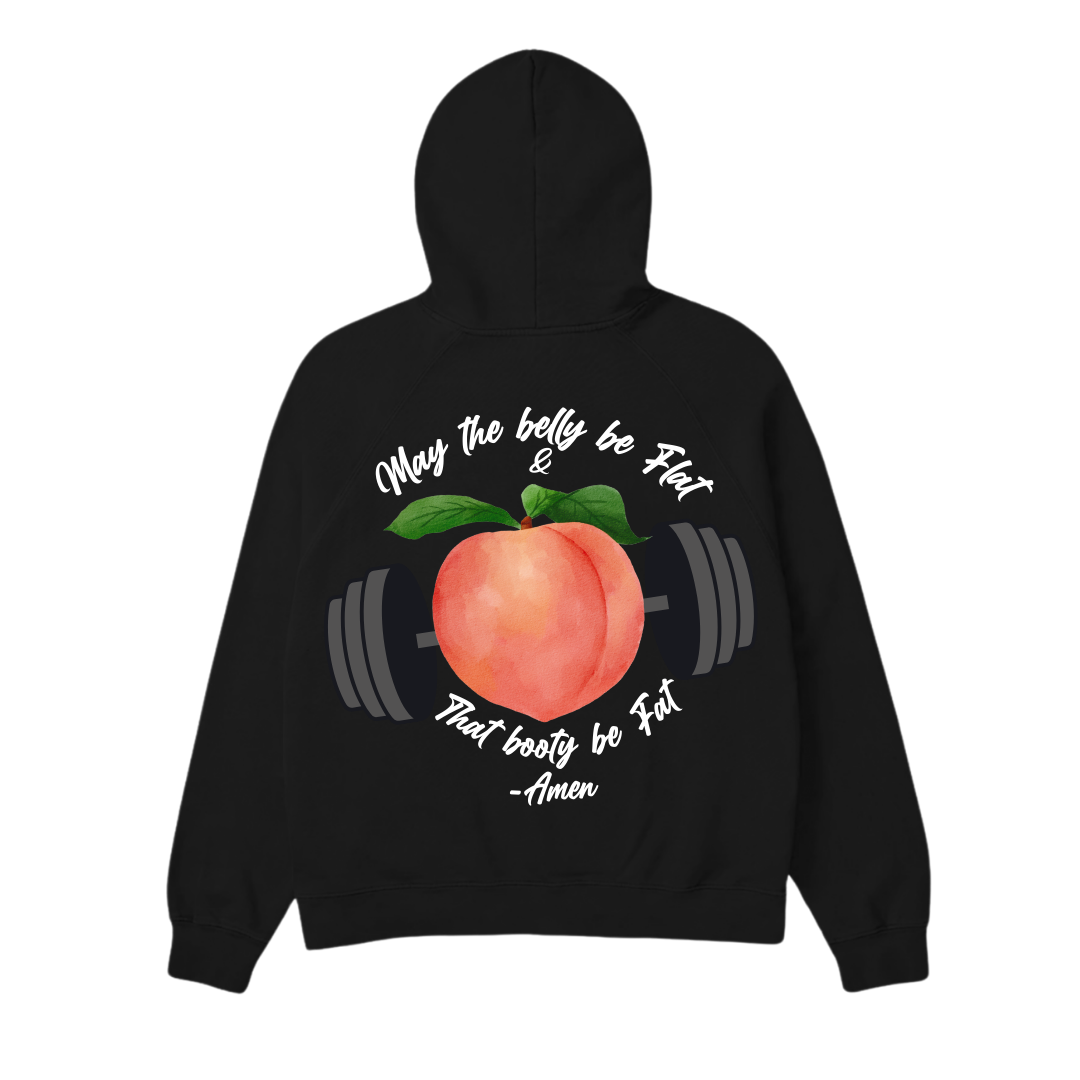 Thick Peach Heavy Terry Hoodie