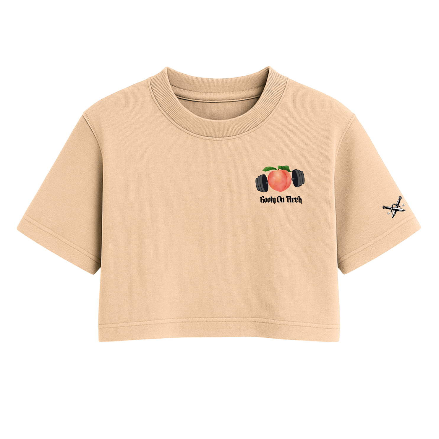 Booty On Fleek Crop Tee