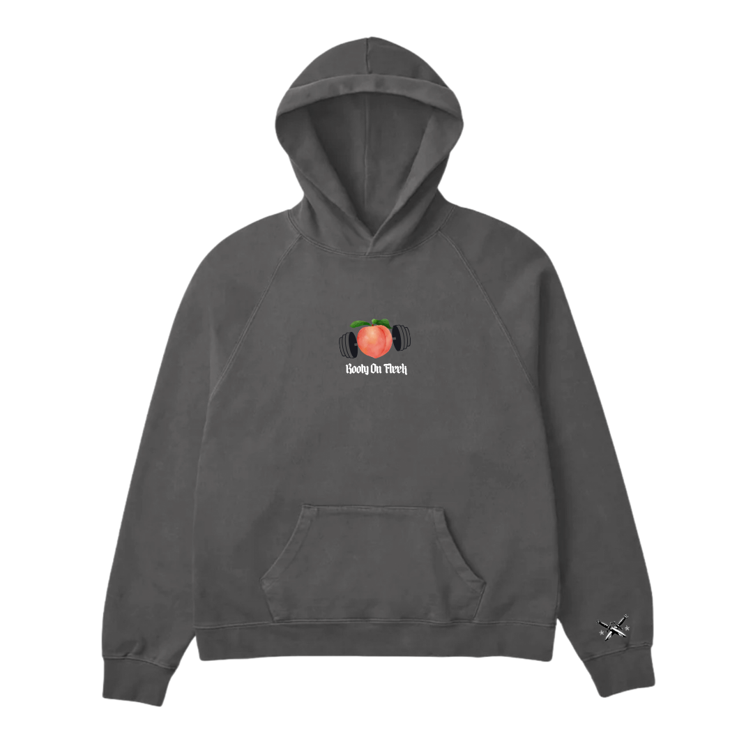 Thick Peach Heavy Terry Hoodie