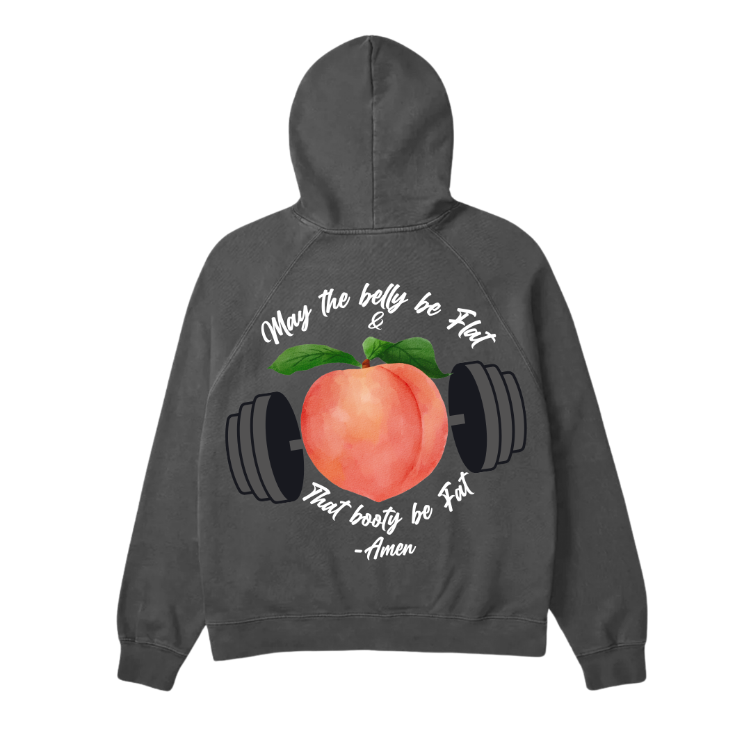 Thick Peach Heavy Terry Hoodie