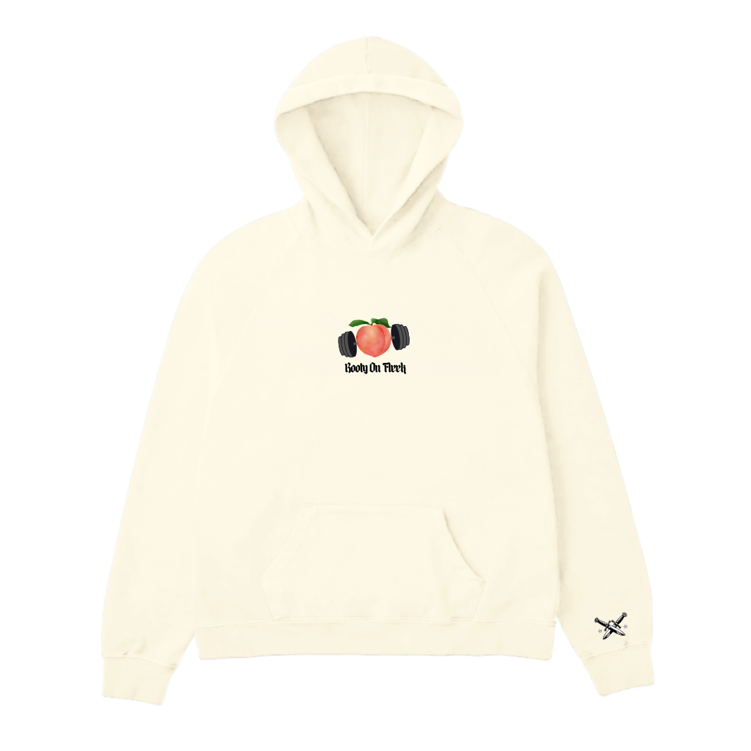 Thick Peach Heavy Terry Hoodie