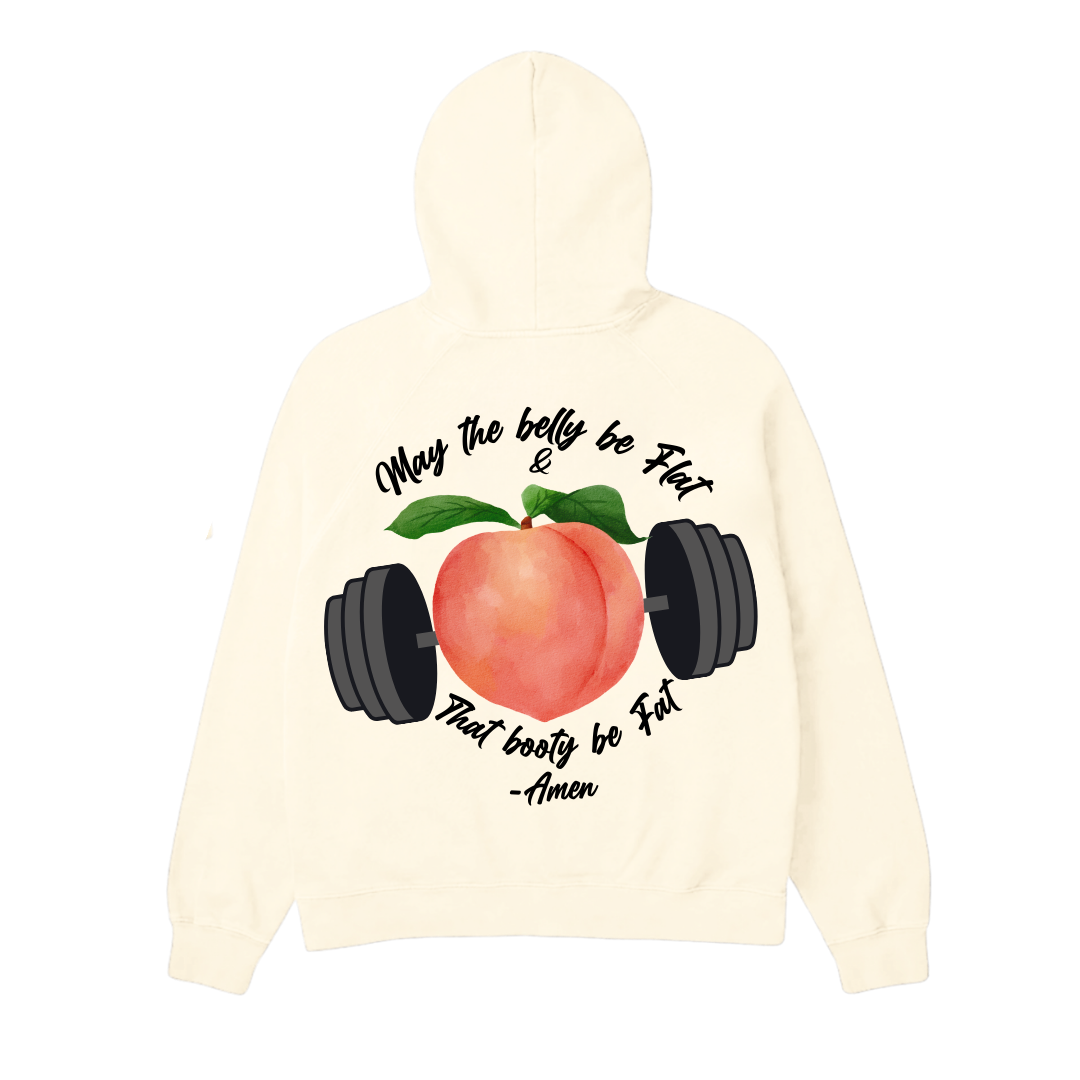 Thick Peach Heavy Terry Hoodie