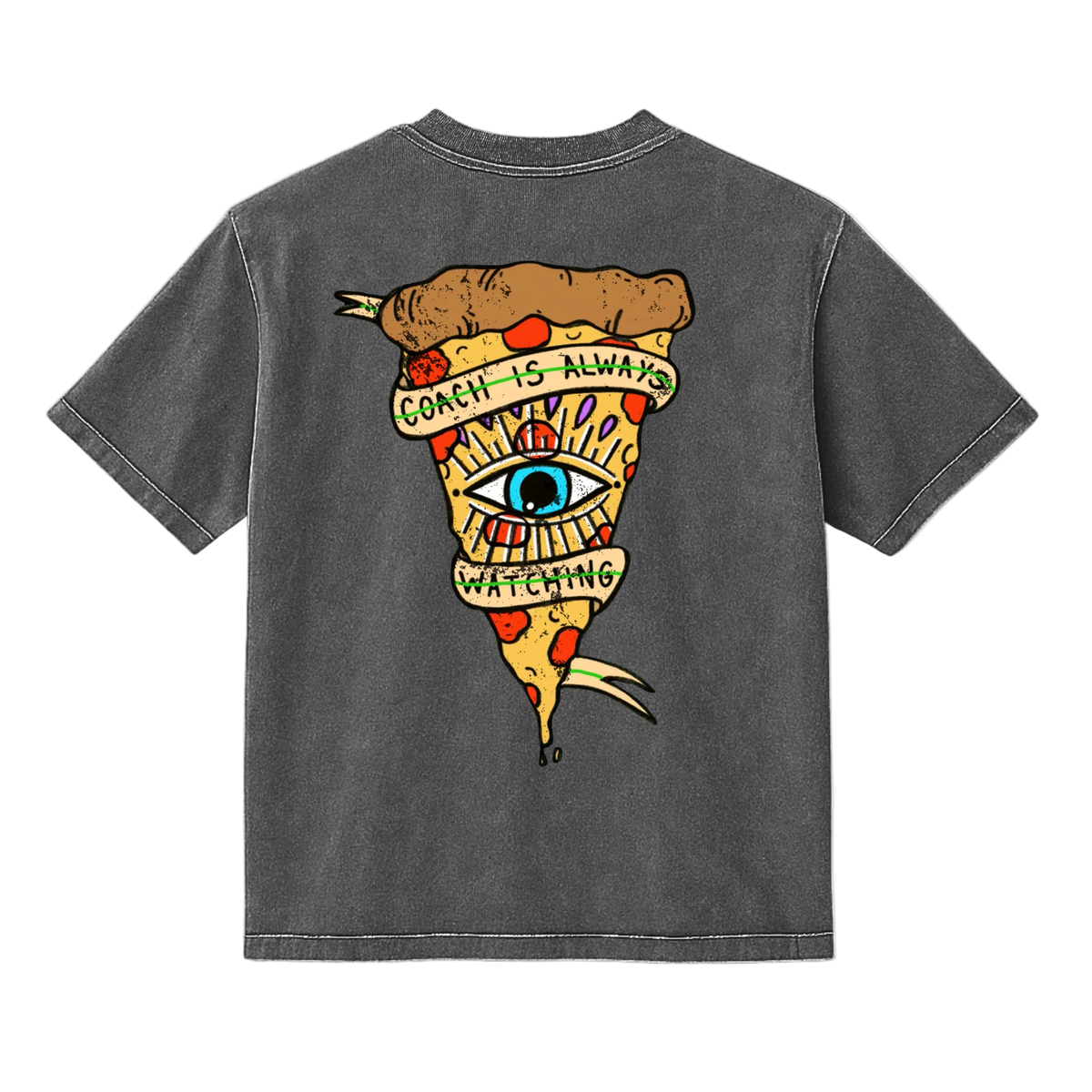 ISI Coach Is Always Watching Mineral Wash T-Shirt