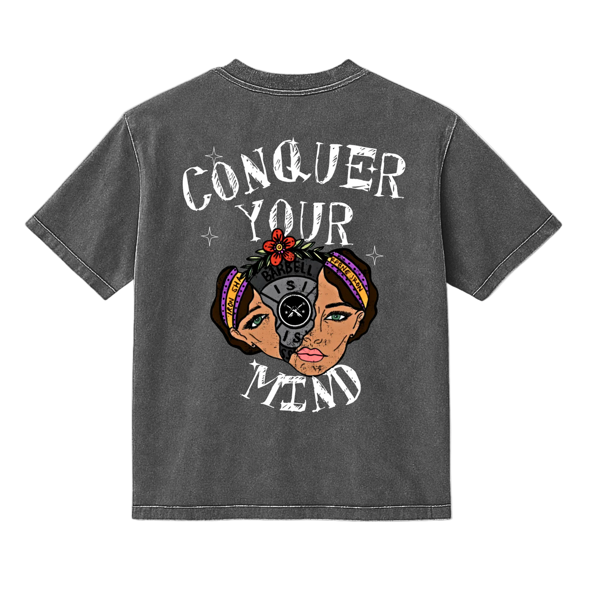ISI Conquer Your Mind Mineral Wash T-Shirt