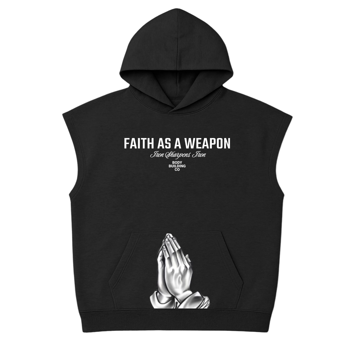 Faith As A Weapon Sleeveless Hoodie