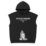 Faith As A Weapon Sleeveless Hoodie