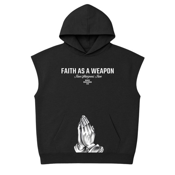 Faith As A Weapon Sleeveless Hoodie