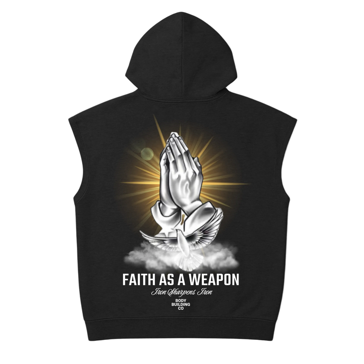 Faith As A Weapon Sleeveless Hoodie